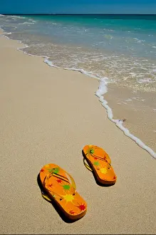 Bay Beach Prints: Flip-flops on the beach, Australia