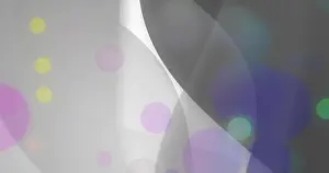Airy Prints: Floating abstract layered ribbons forming soft ethereal studio backdrop