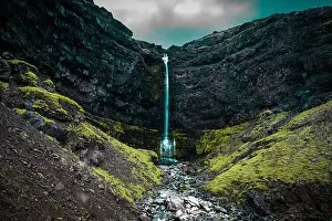 Flogufoss waterfall in Iceland
