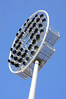 Floodlight Prints: Floodlights at a sports ground in the U.K