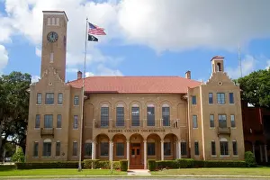 Landmark Landmarks Culture Cultural Prints: Florida LaBelle, Hendry County Courthouse