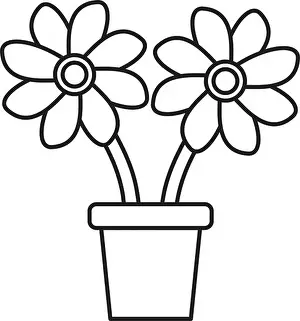 Sunflowers Prints: Flowers in vase