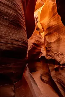 Marvelous Prints: Flowing rock formation. Natural Beauty of the Lower Antelope Canyon in Page, Arizona