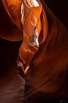 Marvelous Prints: Flowing rock formation. Natural Beauty of the Lower Antelope Canyon in Page, Arizona