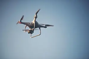 Phantom Prints: flying drone in the sky