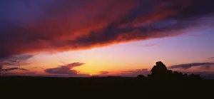 Pembrokeshire Prints: Foel Eryr Preseli Hills Pembrokeshire sunset
