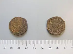 Byzantine Prints: Follis (40 Nummi) of Unknown from Constantinople. Mint: Constantinople