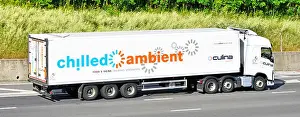 Food and drink supply chain logistics Chilled and Ambient trailer