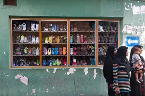 Atoll Prints: Football boots for sale in the Maldives capital, Male