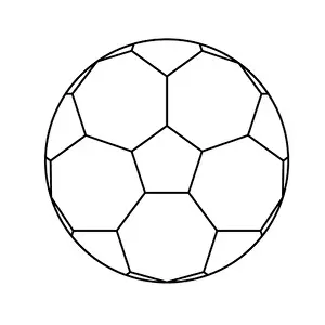 Trace Prints: Football coloring book for kids activity vector illustration