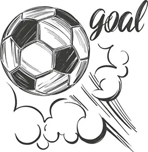 Kick Prints: football, soccer ball, sports game