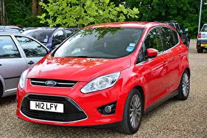 Inglaterra Prints: Ford Focus Titanium car in car park, Windsor, Berkshire, England, United Kingdom