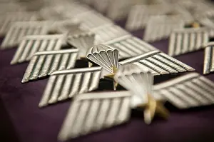 North Carolina Prints: Foreign jump wings are military parachutist badges awarded by allied nations