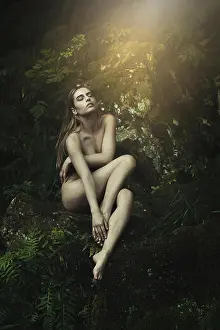 Esoteric Prints: Forest dryad looking for inspiration. Fantasy and myth