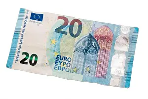 Mafia Prints: Forged counterfeit €20 / twenty Euro / 20 euros bank note / fake European currency