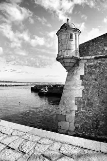 Forte da Ponta da Bandeira fortress in Lagos, Algarve, Portugal