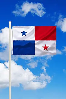 Cumulus Prints: Fotomontage, Flagge von Panama