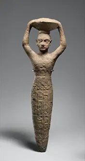 Participating Prints: Foundation figure of Ur-Namma holding a basket, ca. 2112–2095 B.C