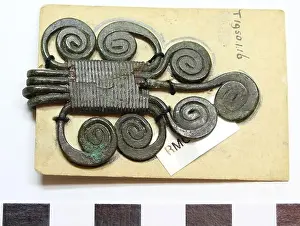 Prehistory Prints: fragment, metal, bronze, 5, 0 x 3