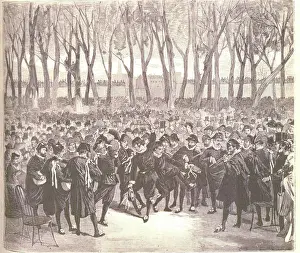 1878 Prints: Français : Au jardin des Tuileries