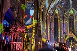 Laser Prints: France, Haut Rhin, Colmar, Saint Joseph church