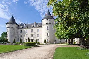Hotel Business Prints: France, Indre et Loire, historic castle of Marçay near Chinon