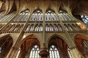 Archway Prints: France, Moselle, Metz, Saint Etienne of Metz gothic cathedral