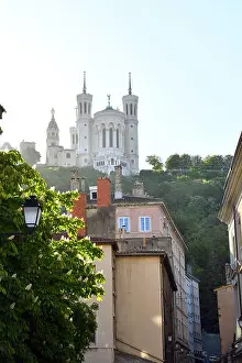 Rhone Prints: France, Rhone, Lyon, historical site listed as World Heritage by UNESCO