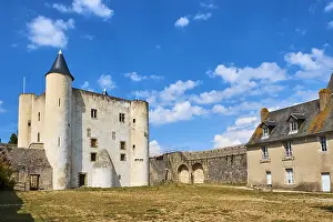 World Destination Prints: France, Vendée, Noirmoutier, Noirmoutier-en-l'Ile, the castel