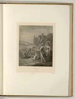 Classicism Prints: Francesco Bartolozzi (Engraver) August. Dotier manner, etching after 1793