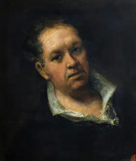 Head And Shoulders Prints: Francisco de Goya self-portrait 1815 painted by Francisco Goya (1746–1828)