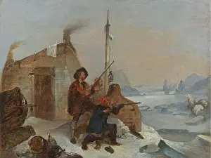 François-Auguste Biard - Polar chasse à l'ours