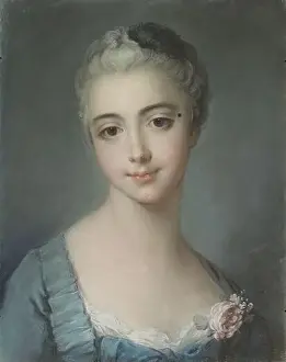 François Boucher - Portrait of young lady