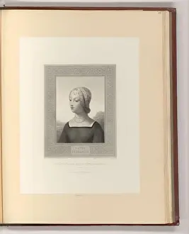 Stylized Prints: François Eugène Augustin Bridoux (Engraver) Laura Petrarch
