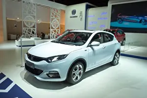 FRANKFURT, GERMANY - SEPTEMBER 11: Frankfurt international motor show (IAA) 2013. CHANGAN Eado XT - world premiere
