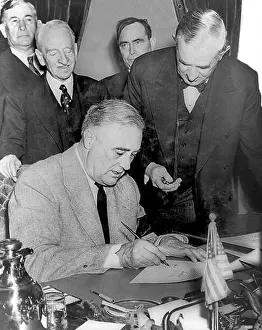 New Deal Prints: Franklin Delano Roosevelt served as the 32nd President of the United States