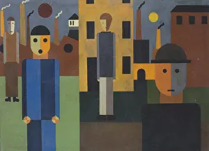 Industrialization Prints: Franz Wilhelm Seiwert Fabriken 1926