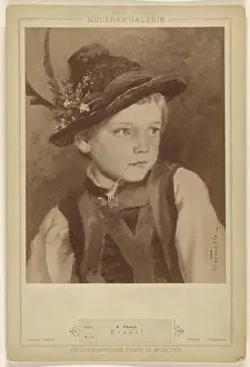 Albumen Prints: Franzl by M. Wunsch; Photographische Union; about 1885; Albumen silver print