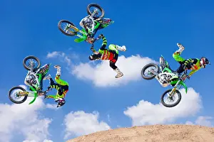 Stunt Prints: Freestyle motocross sequence