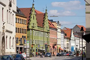 People In The Background Prints: Freising, Germany, Bavaria, Europe, Europe 2006