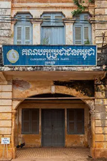 Decaying Prints: French-colonial building in Chhlong | Kratie Province, Cambodia