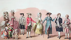 Frankreich Prints: French fashion from the time of Louis XVI, History of fashion, costume story