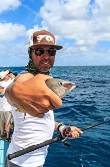 Catching Prints: French Grunt caught on fishing party boat off Islamorada in the Florida Keys
