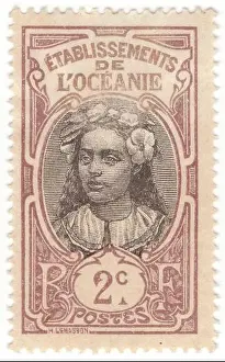 Tahiti Prints: FRENCH POLYNESIA - 1913