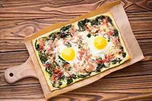 French puff pastry egg tart
