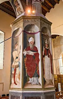 Small Town Prints: Frescoes on the Choir Columns (Colonne del Coro)