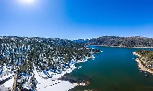 A fresh blanket of snow brings a new version of beauty to Big Bear Lake