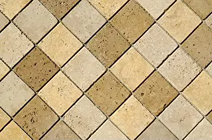 Laid Prints: Freshly laid decorative wall tiles