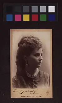 Vienna Prints: Frl. Czerhatz'. Frl. Czerhatz. Ernst Milster (1840—1908), Photographer