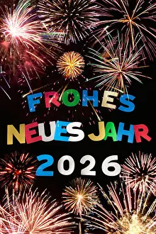 Jahr Prints: FROHES NEUES JAHR 2026